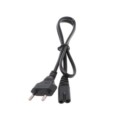 2-Prong Pin AC EU Power Supply Cable สายไฟตะกั่วสำหรับเดสก์ท็อปแล็ปท็อป