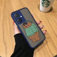 Cetus เคส Vivo Y27ลายการ์ตูนอนิเมะ We Bare GRIZZ แว่นกันแดด Bber Boys เคสโทรศัพท์แบบแข็งมีน้ำค้างแข็งโปร่งใสคลุมทั้งหมดเคสป้องกันกล้อง