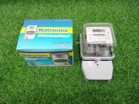 Nationine มิเตอร์ไฟฟ้า (Kilowatt-Hour Meter ) ขนาด 1 เฟส 5(15)A