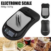 500g 0.01g Digital Scale Portable Mouse Scale Battery Operated Electronic Precision Kitchen Jewelry Scale LCD Display Backlit Luggage Scales