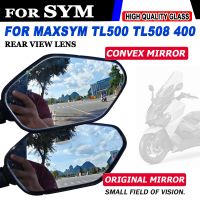 ✺¤✎ For SYM Maxsym TL500 TL 508 400 Maxsym400 Accessories Rearview Mirrors Lens Expand Field of View Convex Mirror Replacement Parts