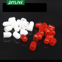 DIYLIVE 40 pieces RCA lotus mother dust cap anti-oxidation rubber cover signal plug socket audio cable plug protective cover