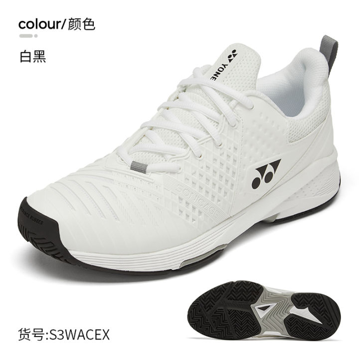 yonex-sonicage-รองเท้ากีฬาสำหรับทั้งหญิงและชาย3รองเท้าแบดมินตันใหม่น้ำหนักเบาเป็นพิเศษกันลื่นรองเท้าแบดมินตันรองเท้าเทนนิสสำหรับทุกเพศ