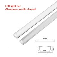 2 30pcs/lot LED aluminum profile U Style 0.5M for 5050 5630 led stripLED Strip Light Bar Cabinet Lamp Kitchen Closet channel