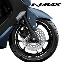 [YOMI Automotive Products] ไวนิลสะท้อนแสง Nmax ล้อสติ๊กเกอร์ริม D Ecals โลโก้สำหรับ Yamaha Nmax 125 155 160 Nmax125 Nmax155 2020 2021