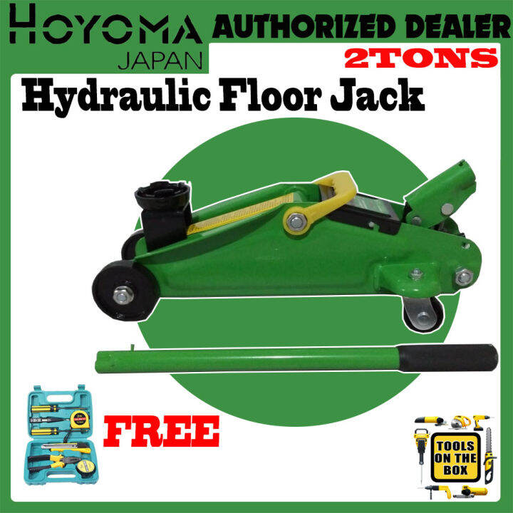 Hydraulic Floor Jack 2 Tons HTFJ2 Hoyoma •WITH FREE HANDTOOLS• Lazada PH