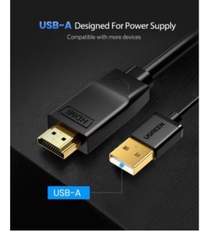 ugreen-flash-sale-ราคาพิเศษ-30449-hdmi-to-vga-cable-สายต่อจอภาพ-ยาว-1-5-เมตร-รองรับความละเอียดสูงถึง-fullhd-1080p