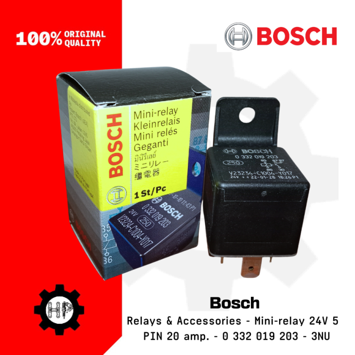 Bosch Relays & Accessories 0 332 019 203 3NU Minirelay 24V 5 PIN