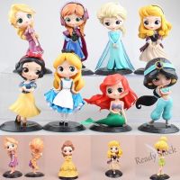 【Ready Stock】 ☂ C30 Cartoon Disney Princess Anime Character Cake Topper Action Figure Model Car Decoration Girl Toy Gift