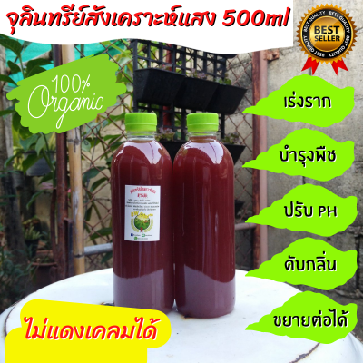 จุลินทรีย์สังเคราะห์แสง SS3 ขนาด 500ml ช่วยย่อยสลายอินทรียวัตถุในดิน ลดโลกร้อน สลายสารเคมีตกค้าง ปรับสภาพดิน บำบัดน้ำเสีย ไนโตรเจนสูง