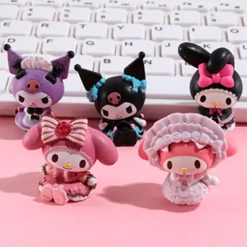 5pcs Kuromi My Melody Cute Anime Character Mini Figures