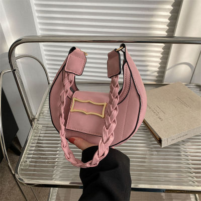 Special-Interest Design Fashion Simple Underarm Bag 2023 Spring New Korean Style Bag Womens Leisure Commute Crescent Womens Bag