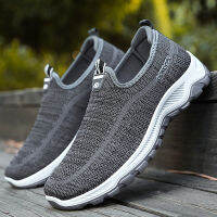 Summer Fashion Men Sneakers Breathable Men Shoes Fashion Slip On Sneakers For Men Comfortable Men Loafers Shoes Without Laces