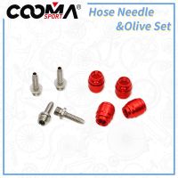 4/2 Sets Hydraulic Brake Olive Needle  Hose Barb Compression Fitting for SRAM DB  Level  Guide  G2  Code  XX Other Bike parts