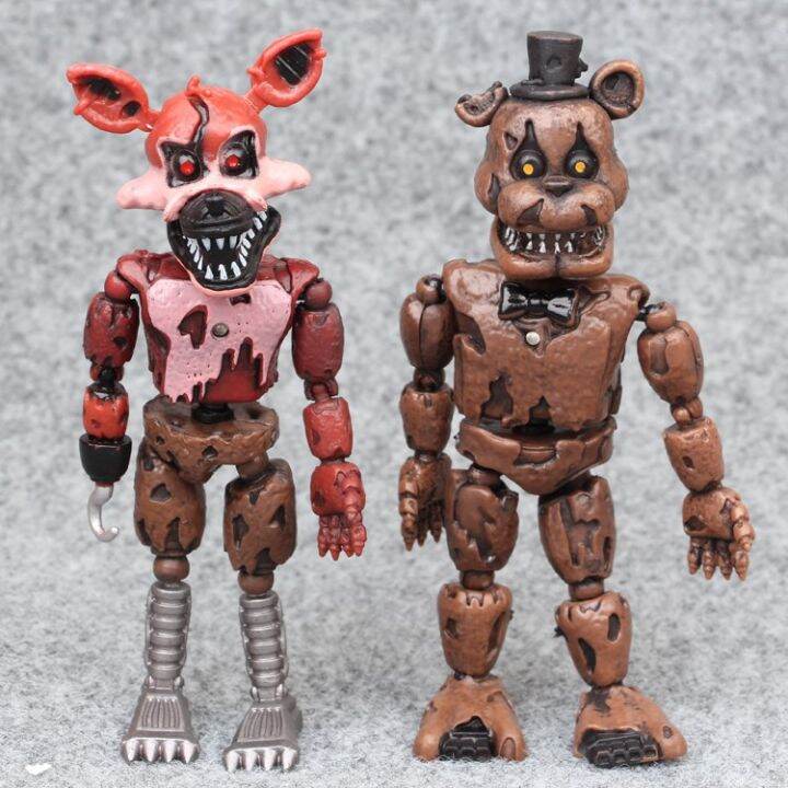 ss1-ใหม่-6-ชิ้น-ล็อตพีวีซีเฟรดดี้รูปการกระทำ-fnaf-บอนนี่หมีตุ๊กตาของเล่นของขวัญ