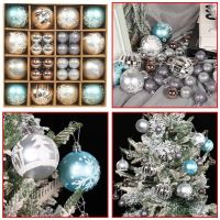 44pcs Ball Decoration Decorative Christmas Tree Baubles Decorations Multi-purpose Festival Theme for Holiday Party Decor