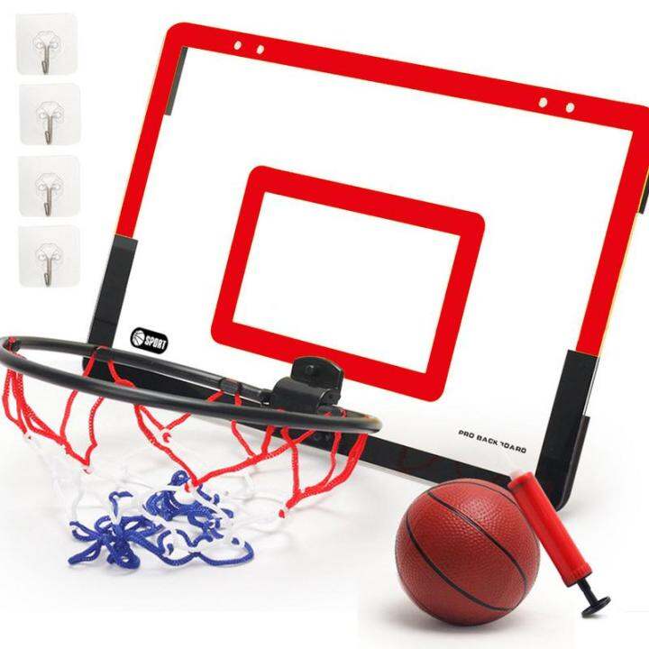 Mini Basketball Hoop Kit Indoor Plastic Basketball Backboard Home