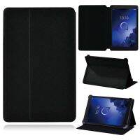 Casing Tablet เคสสำหรับ Alca 1T 7 103T 8 10A3 10สำหรับ7 Inch8 Inch10นิ้วฝาพับหนังเคสโทรศัพท์สีดำปากกาแท้