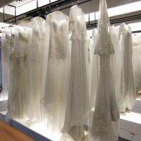 High-grade Lengthen 2M/2.5M Soft Tulle Wedding Dress Dust Cover Breathable Mesh Yarn Garment Wedding Tuxedo Robe Protect FN002 Wardrobe Organisers