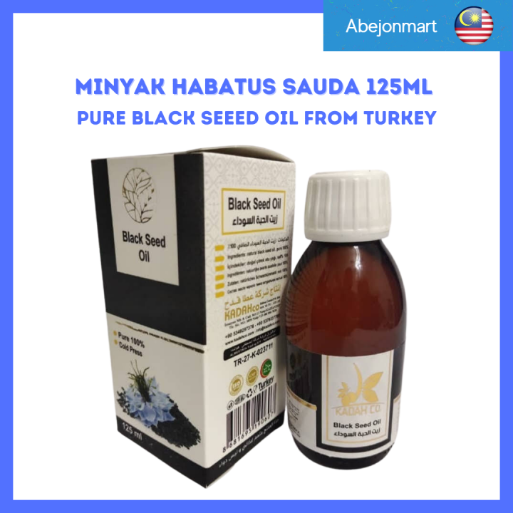 Minyak Habbatus Sauda Original Black Seed Oil 125ml Kadahco From Turkey