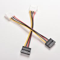 น้ำ2ชิ้น4-Pin IDE Molex ถึง15-Pin ซีเรียลเอทีเอซาตาฮาร์ดไดรฟ์สายอะแดปเตอร์พลังงาน