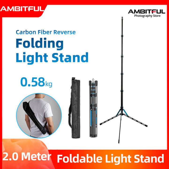 Camera Tripod With 1/4 Screw Head Light Stand For Studio Softbox Flash