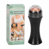 Volcanic Stone Body Sculpting Ball น้ำมันดูดซับ Volcanic Roller สำหรับ Body Shaping แบบพกพา Reusable Facial Rolling Ball A