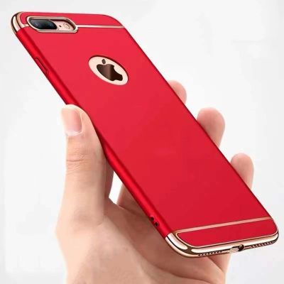 Luxury Plating 3 in 1 Phone Case For iPhone 13 12 11 Pro Max 12 Mini Back Cover For iPhone 5s se 6 6s 7 8 Plus X Xr Xs Max Case