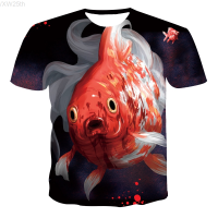 2023 NEW Mens And Womens Summer Fashion 3d Goldfish Print T-shirt Size Xs-6xl fashion