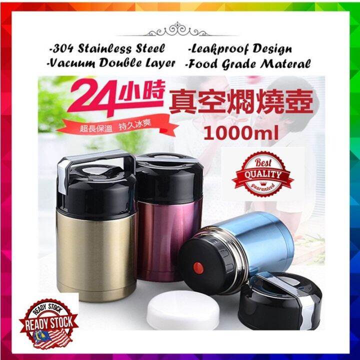 🔥HOT🔥 DELLY KOREA THERMOS FOR FOOD WITH CONTAINERS STAINLESS STEEL