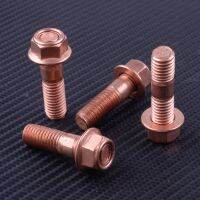 DWCX 42Mm M10 X 1.5 Threaded Turbo Stud Screw Flange Nuts Kit Alloy Steel Fit For T3 T4 T5 T6 Turbocharger Accessories