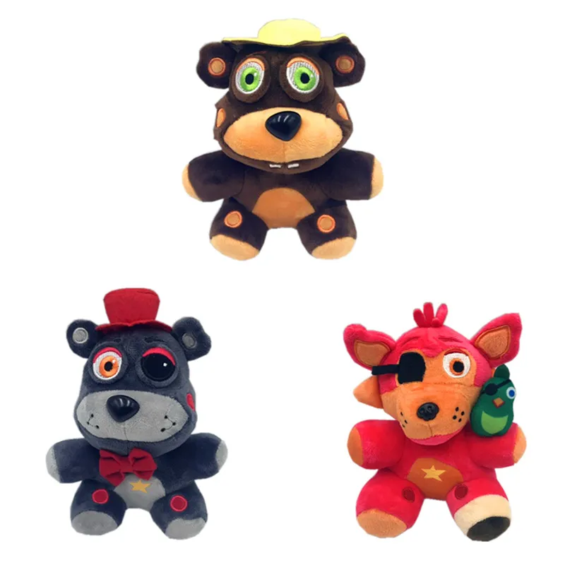 1pcs New Arrival Five Nights At Freddy's 4 FNAF Plush Toys 18cm Freddy Bear  Foxy Chica Bonnie Plush Stuffed Toys Doll for Kids Gifts