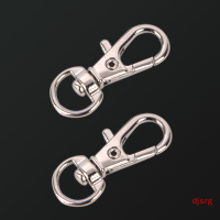 djsrg 10pcs มินิอลูมิเนียมพวงกุญแจทำ Snap Spring CLIP Hook carabiner BUCKLE