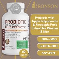 Bronson Probiotic 50 Billion CFU + Prebiotic with Apple Polyphenols &amp; Pineapple Fruit Extract