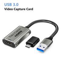 [LUNA electronic accessories] USB 3.0 Type-C การ์ดบันทึกวิดีโอ1080P 60fps 4K HDMI-Grabber กล่องสำหรับ Macbook PS4 5เกม XBox กล้องวิดีโอ