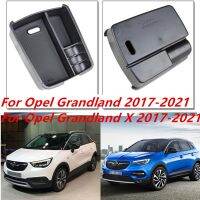 zxfgew กล่องเก็บของที่เท้าแขนในรถสำหรับ Opel Grandland 2017-2021 Grandland X ที่เก็บคอนโซลกลางสำหรับ Chevrolet Cruze 2015 2016