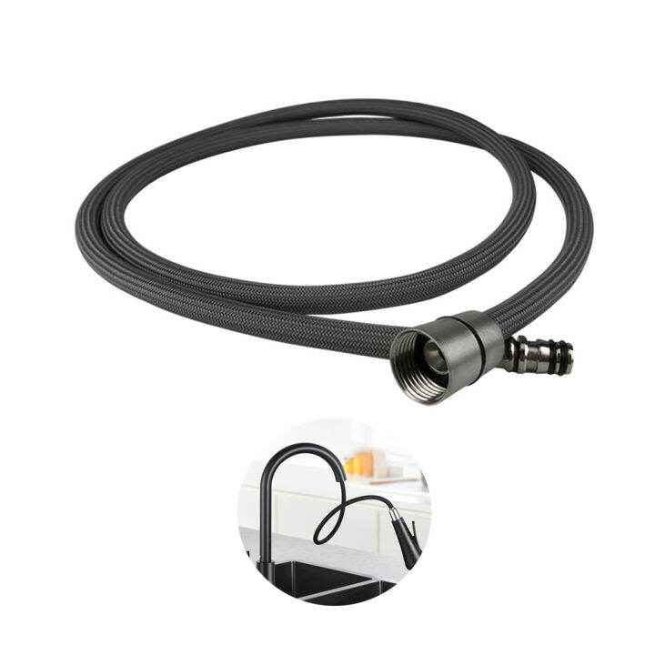 Universal G12 M10M15 Kitchen Faucet Hose Pull Out Nylon ided Flexible