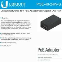 Ubiquiti Networks POE-48-24W-G