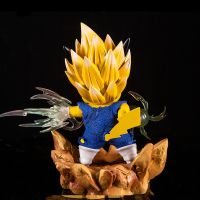 Pokemon PVC 19Cm Kawaii Pikachu Anime Figure Toys For Children Dragonball Vegeta Room Decoration Statue Ornament Birthday Gift