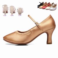 hot【DT】 Brand New Shoes Dancing Heeled Ballroom Latin 5CM 7CM Heel