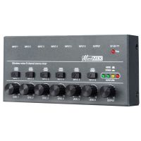 Ultra Low-Noise 6-Channel Line Mixer มินิมิกเซอร์เสียง USB Powered Mixer สำหรับเครื่องมืออิเล็กทรอนิกส์,โทรศัพท์มือถือ