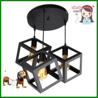 ไฟช่อ CST MODERN 2321-3 โลหะ สีดำ 3 หัวCLUSTER PENDANT LAMP CST 2321-3 METAL BLACK MODERN 3-LIGHT **ลดราคาจัดหนัก **