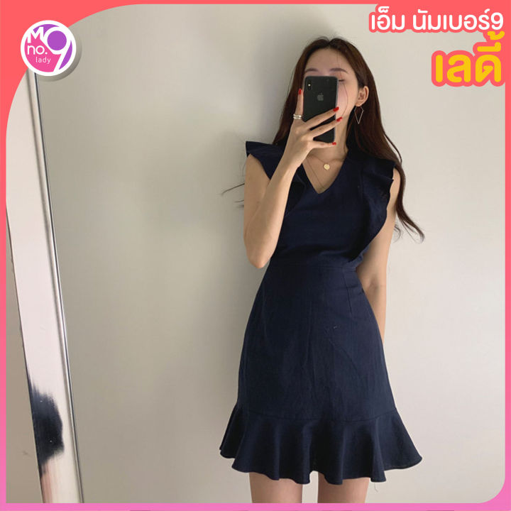 พร้อมส่ง-ล้างสต๊อก-mini-dress-เดรสผ้าฝ้าย-3152-ชุดเดรส-เดรสกระโปรงสั้น-เดรสน่ารัก-เดรสผู้หญิง-เข้ารูป-เสื้อผ้าแฟชั่นเกาหลี