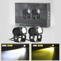 【CW】 60W Motorcycle Headlight Fog Hi/Low Beam Driving Lights Auxiliary 9-30V