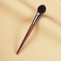 ☃  CHICHODO Makeup Carved Tube Hair Brushes-Pony Goat Blush Brush-Peach shape pen-F233