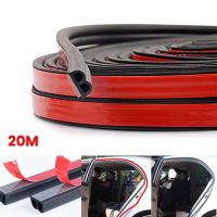 ♣℗ 20M B-Shape Seal Strip Car Door Window Weather Strip Trim Edge Moulding Rubber Soundproof Waterproof Noise Reduction Seal Strip