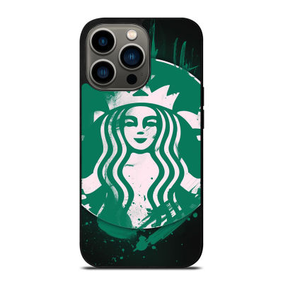 Star bucks Coffee Art Phone Case for iPhone 14 Pro Max / iPhone 13 Pro Max / iPhone 12 Pro Max / XS Max / Samsung Galaxy Note 10 Plus / S22 Ultra / S21 Plus Anti-fall Protective Case Cover 275