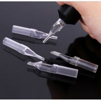 Transparent Tattoo Tips New Black Bird Clear Tattoo Nozzle For Makeup Tools Coil Tattoo Machine Accessories