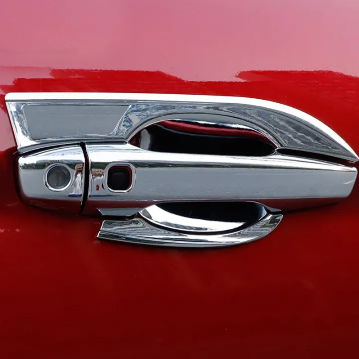 Xuming For Mitsubishi Xpander Chrome Silver Car Door Handle Bowl Cover
