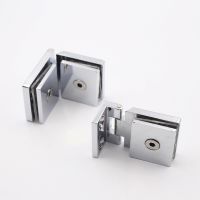 8-10mm New Arrival Frameless Bracket Wall To Glass Door Hinges Bathroom Shower Door Bracket Wall Mount Door Hinge